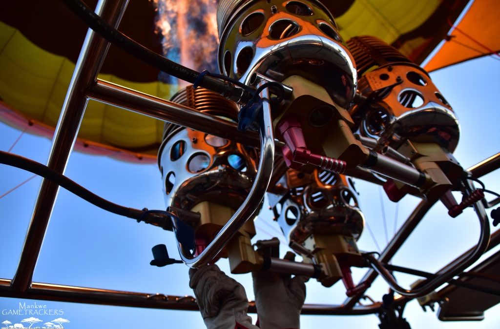 The view from above – Hot air balloon flight over The Pilanesberg National Park.