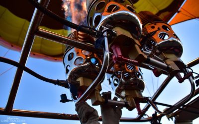 The view from above – Hot air balloon flight over The Pilanesberg National Park.
